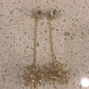 Kendra Scott gold earrings